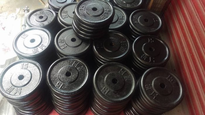 鐵製啞鈴槓片
