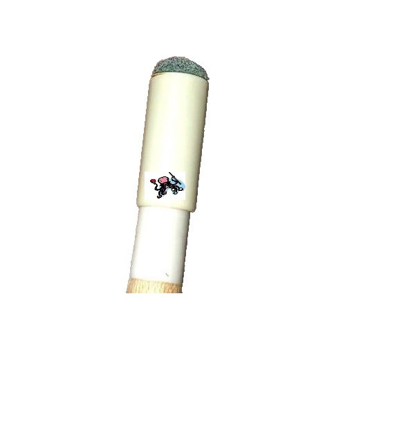 撞球桿用皮頭套